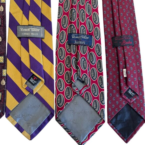 Robert Talbot Carmel Best of Class Nordstrom Silk Men Neck Tie W 3.25 x L 60 Lot - Picture 7 of 12